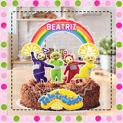 Topo de Bolo Teletubbies