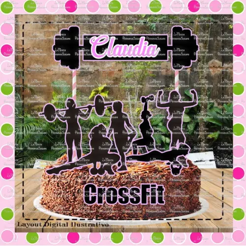 Topo de Bolo Crossfit