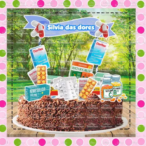 Topo de Bolo Maria das Dores