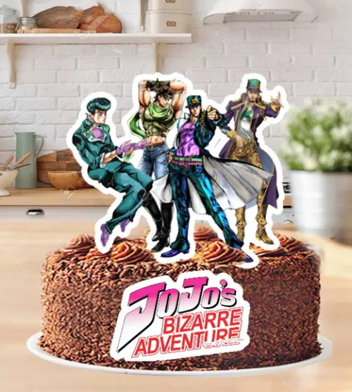 Topo de Bolo Jojo Bizarre