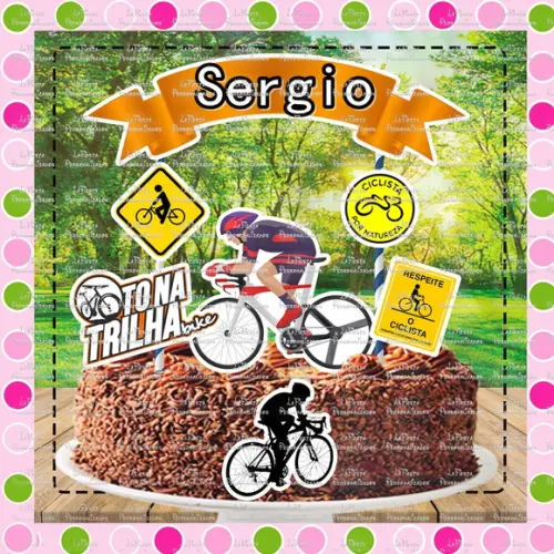 Topo de Bolo Ciclista