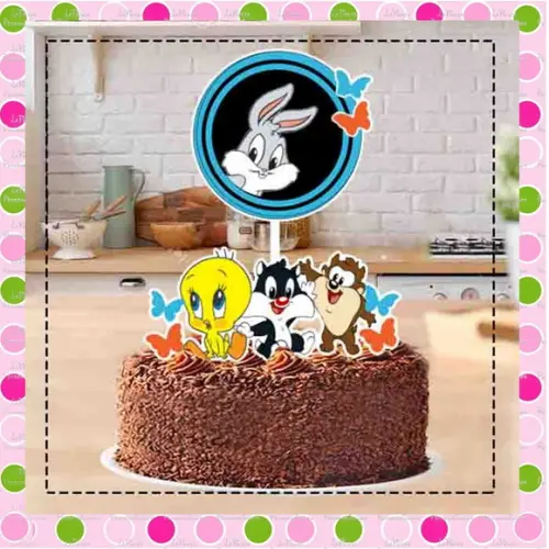 Topo de Bolo Baby Looney Tunes