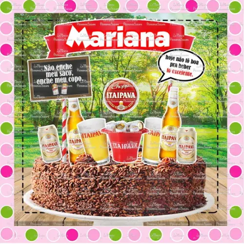 Topo de Bolo Cerveja