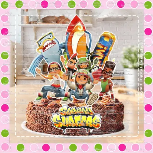 Topo de Bolo Subway Surfers