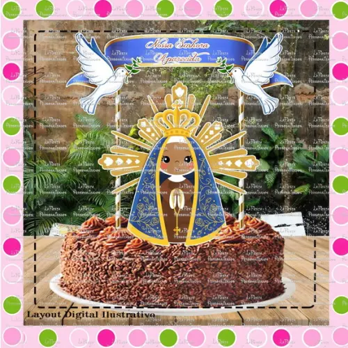 Topo de Bolo Nossa Senhora Aparecida