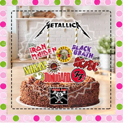 Topo de Bolo Rock Bandas