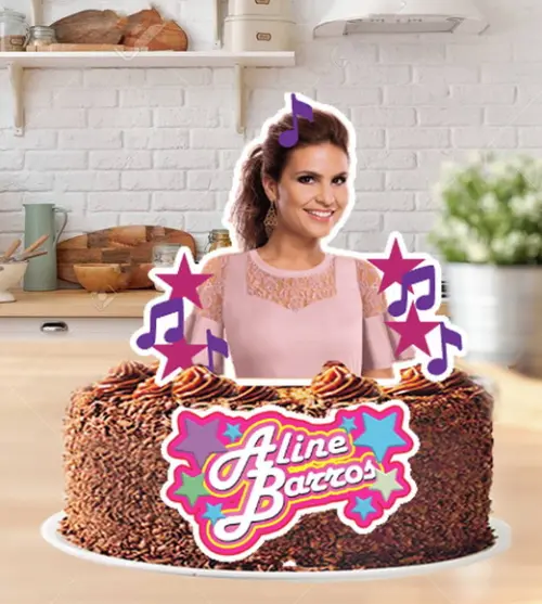 Topo de Bolo Aline Barros