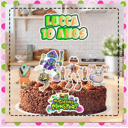 Topo de Bolo My Singing Monsters
