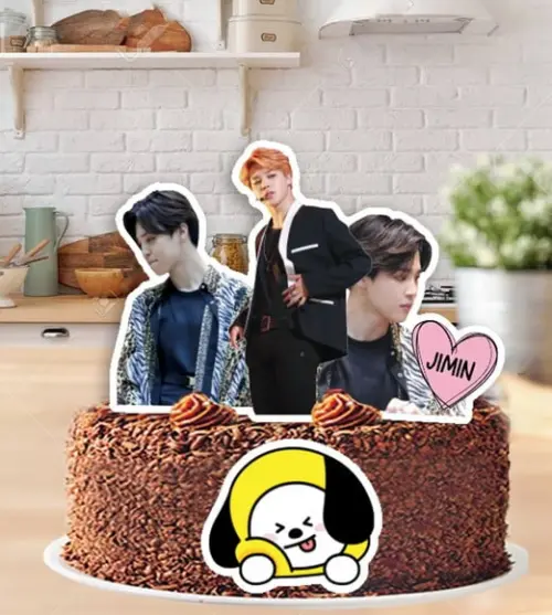 Topo de Bolo Banda Bts Jimin