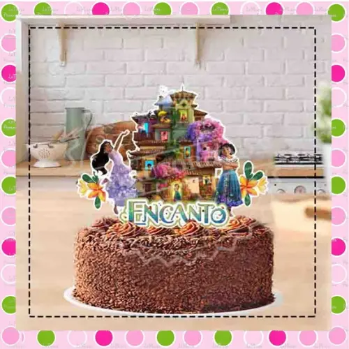 Topo de Bolo Encanto