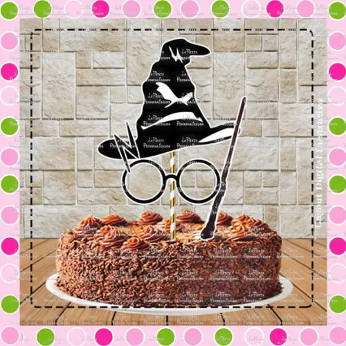 Topo de Bolo Harry Potter