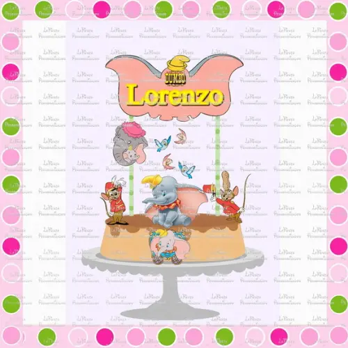 Topo de Bolo Dumbo