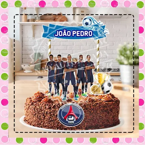 Topo de Bolo Paris Saint-Germain Football Club