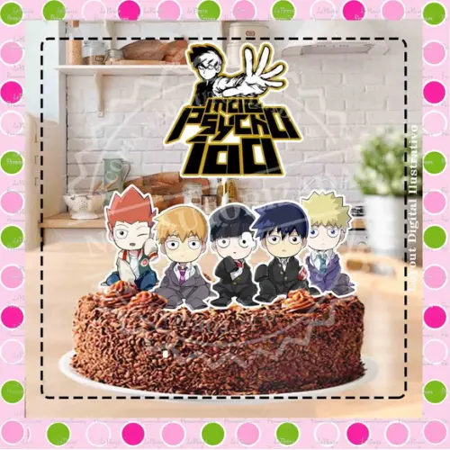 Topo de Bolo Mob Psycho 100
