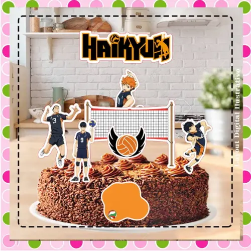 Topo de Bolo Haikyuu