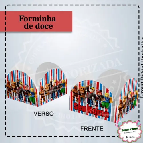 Forminha Para Docinho Roblox