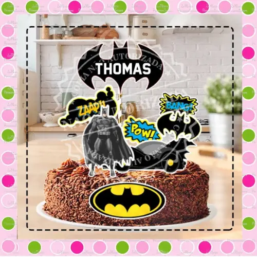 Topo de Bolo Batman