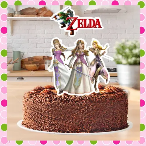 Topo de Bolo Zelda