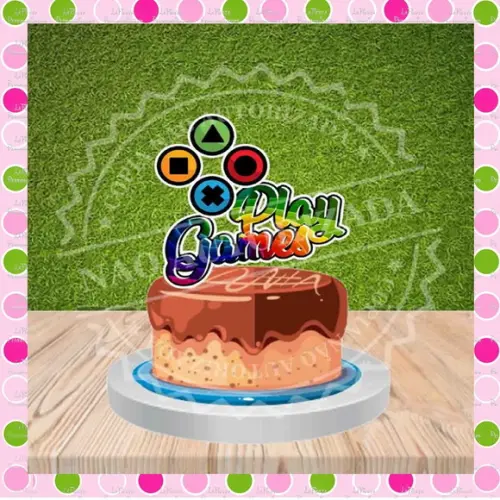 Topo de Bolo PLAY GAMES