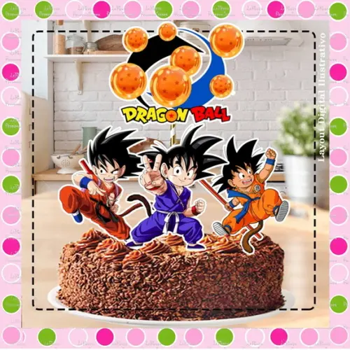 Topo de Bolo Dragon Ball