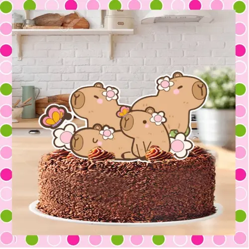 Topo de Bolo Capivara