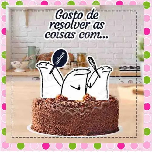 Topo de Bolo Flork of Cows