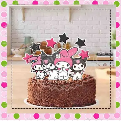 Topo de Bolo Kuromi