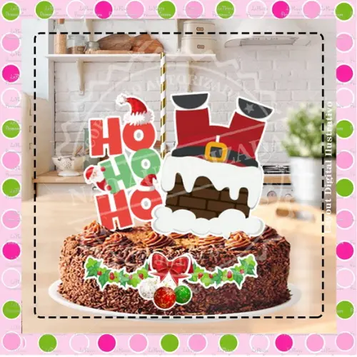 Topo de Bolo Natal