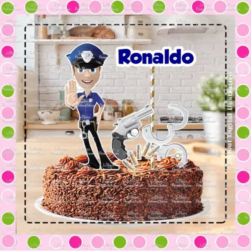 Topo de Bolo Policial