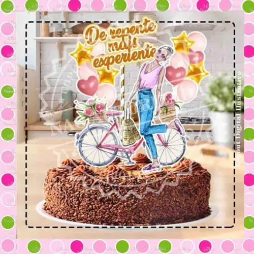 Topo de Bolo De Repente 30