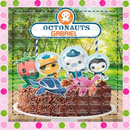 Topo de Bolo Octonauts