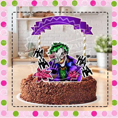 Topo de Bolo Coringa
