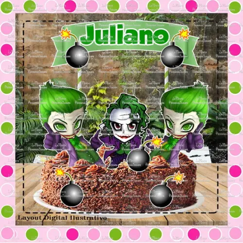 Topo de Bolo Coringa