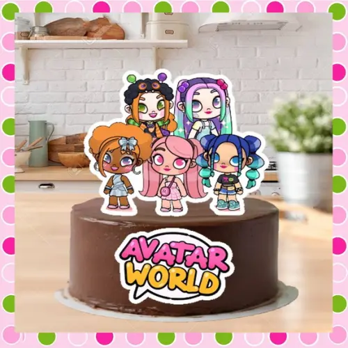 Topo de Bolo Avatar World