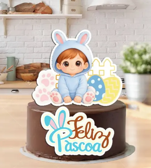 Topo de Bolo Páscoa