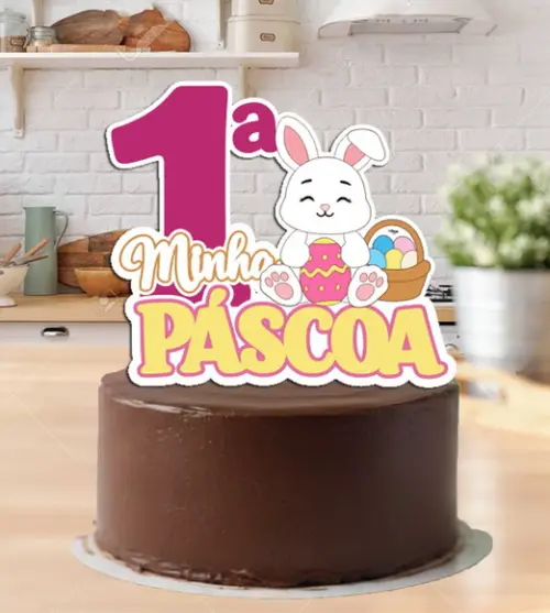 Topo de Bolo Páscoa