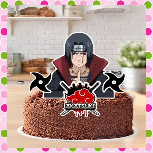 Topo de Bolo Akatsuki