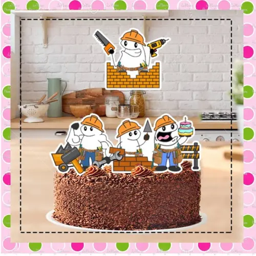 Topo de Bolo Flork Of Cows