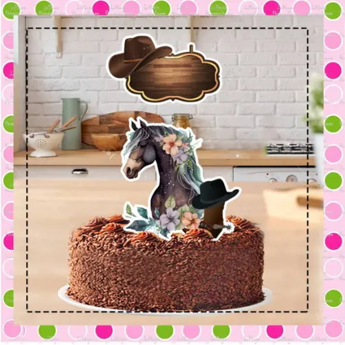 Topo de Bolo Cavalo