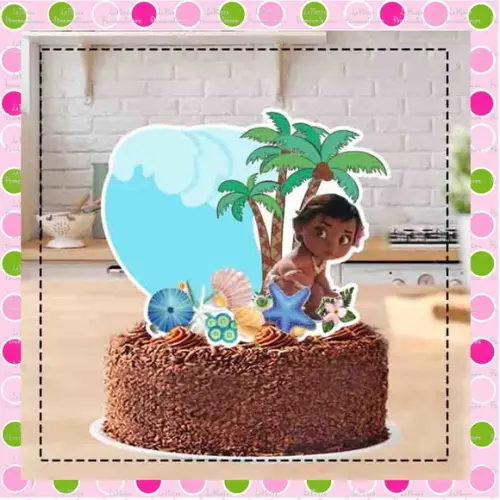 Topo de Bolo Moana