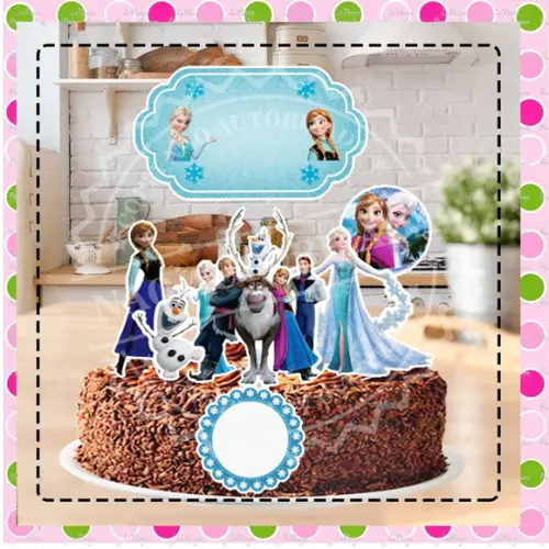 Topo de Bolo Frozen