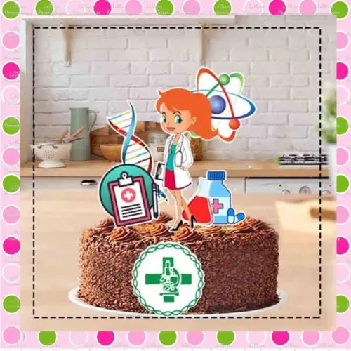 Topo de Bolo Medicina