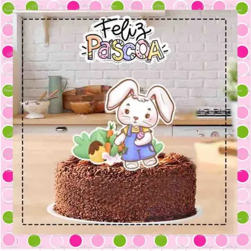 Topo de Bolo Páscoa