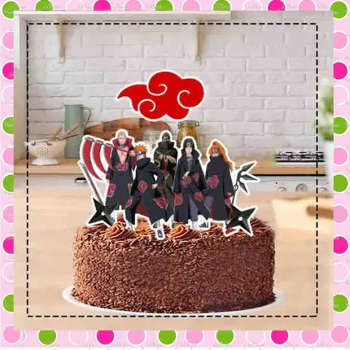 Topo de Bolo Akatsuki