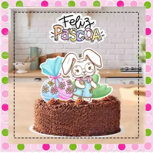 Topo de Bolo Páscoa
