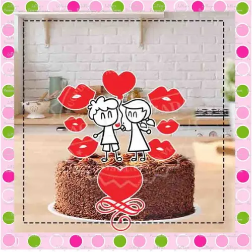 Topo de Bolo Aniversário de Casamento