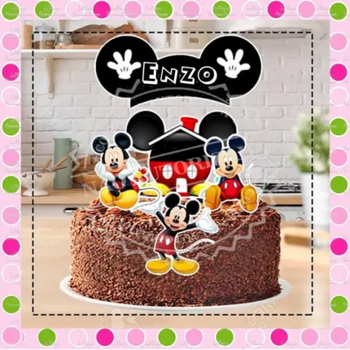 Topo de Bolo Mickey