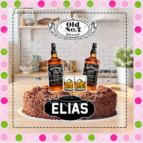 Topo de Bolo Whisky