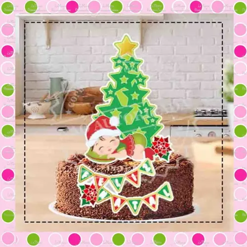 Topo de Bolo Natal