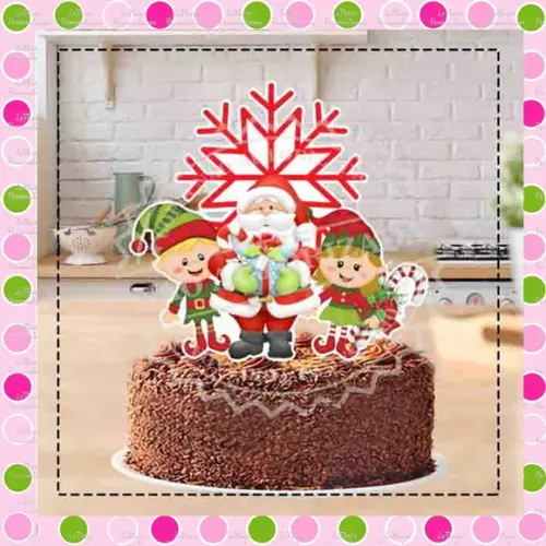 Topo de Bolo Natal